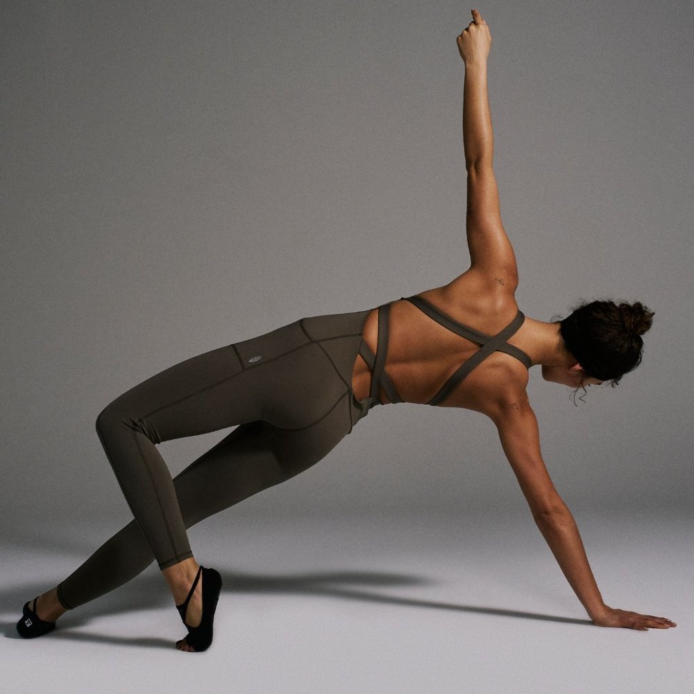 Nwt Fp Movement My High Onesie / Charcoal Brown - image 5